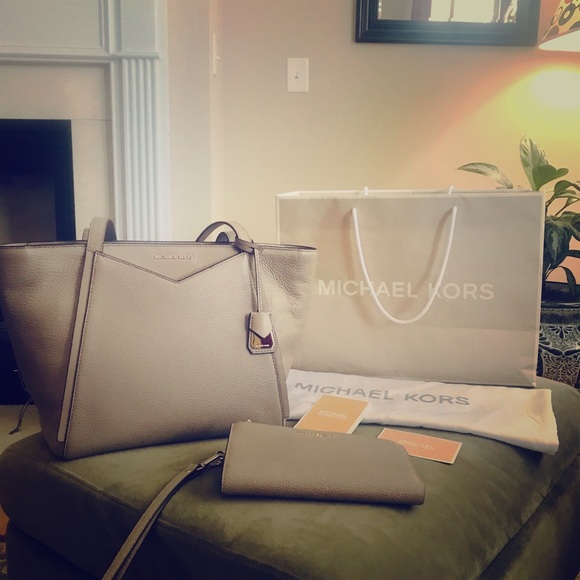 MICHAEL Michael Kors Handbags - Michael Kors Whitney Leather Large Tote Bag